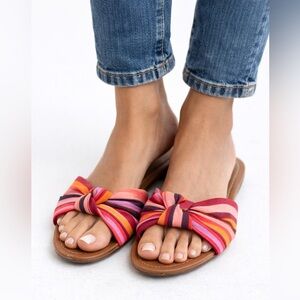 LOFT Multicolor Striped Women's Sandals